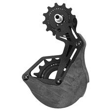 CHAPE DERAILLEUR AERO-WING OPW TRIPEAK 12-18 DENTS 12/11x2V. SHIMANO 105 11V RD7100-RD7000 NOIR CARBONE (GARANTIE 4 ans)