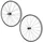 ROUES ROUTE PATIN BLOCAGE 700 MICHE MOYEU REFLEX A ROULEMENT NOIR 11 / 10 / 9V SHIMANO (AVANT + ARRIERE)