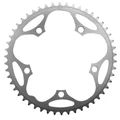 CHANRING FOR ROAD BIKE-5 arms- 50T. Ø130 -OUTER- DURAL SILVER STRONGLIGHT (SHIMANO TYPE 8/9 Speed)