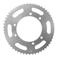 REAR CHAIN SPROCKET FOR 50cc MOTORBIKE DERBI 50 SENDA R, SM, X-TREME, X-RACE 2000>2005/PEUGEOT 50 XP6 2002>, XPS/MBK 50 X-LIMIT 2004>/YAMAHA 50 DTR/RIEJU 50 RMX, SMX 420 53 TEETH (BORE Ø 105mm) -IGM