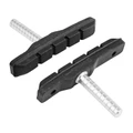 BRAKE PADS FOR MTB- SMOOTH STUD ASSYMETRIC- MARWI 70mm BLACK (1 PAIR)