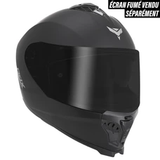 CASQUE INTEGRAL ADX AI500 NOIR MAT XL (DOUBLE ECRAN) (ECE 22.06) (AVEC VISIERE FUME NOIR SUPPLEMENTAIRE A L'INTERIEUR DE LA BOITE)