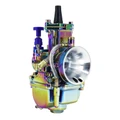 CARBURATEUR TYPE PWK 21 TITANIUM A BOISSEAU PLAT AVEC POWERJET ET STARTER A TIRETTE (QUALITE PREMIUM) -P2R