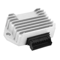 REGULATEUR DE TENSION SCOOT ADAPTABLE PIAGGIO 50 ZIP 2006>, TYPHOON 2006>, LIBERTY 2006>, NRG POWER 2005>VESPA LX 2005>/GILERA 50 STALKER 2005> (CONNECTEUR NOIR 8 FICHES) (58096R) -MAGNETI MARELLI