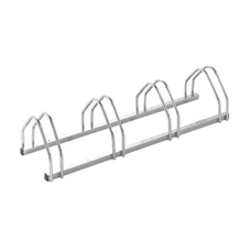 FLOOR PARKING RACK - FOR 4 BIKES -MADE WITH STEEL REINFORCED TUBES- FOR DIFFERENT TYRE SIZES (Lg117x Wd33x Hg 26cm) MADE IN FRANCE - 1 large 40mm (1.50"), 2 large 50mm (2.10"), 1 large 70mm (2.75")