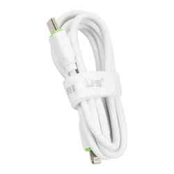 CABLE DE CHARGEMENT USB-C RIXUS BLANC 5V 20W POUR APPLE LIGHTNING (VENDU A L'UNITE) -RX2022S