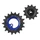 GALET DERAILLEUR TRIPEAK 12-18 DENTS ROULEMENT CERAMIC POUR DERAILLEUR 12V. BLEU FONCE COMPATIBLE SHIMANO RD-92xx (JEU DE 2)