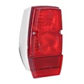 TAIL LIGHT FOR MOPED PEUGEOT 103/MBK 51 - RED/CHROME With 2 bulbs -SELECTION P2R- **