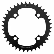 PLATEAU VAE/E-BIKE 4BRA D.104 POUR BOSCH / BROSE / YAMAHA / BAFANG ESJOT 38DTS MONO NOIR ACIER NARROW WIDE (2.38 - 1/2x3/32" - 5.65 – 1/2x11/128")