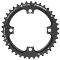 CHAINRING FOR MTB- Ø104 - 4arms-FOR DOUBLE- 38T. Ø104 2X10 OUTER BLACK STRONGLIGHT . 10 Speed For SRAM XO Threaded - Thickness 5 mm