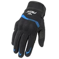 GLOVES ADX SUMMER VISTA WITH PROTECTIVE SHELL BLACK/BLUE EURO 8 (S) (APPROVED EN 13594:2015)