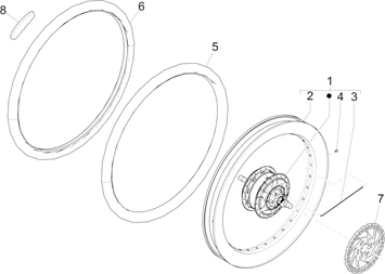 Roue arrière
