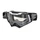 MASQUE/LUNETTES CROSS PROGRIP 3309 TR RAPID GRIS/NOIR/BLANC ECRAN TRANSPARENT ANTI-RAYURES/ANTI U.V./ANTI-BUEE (HOMOLOGUE CE-EN-N° AC-96025 REV.2)