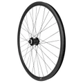 ROUE VTC / VAE DISQUE 700 DOUBLE PAROI AVANT MOYEU DYNAMO SHIMANO UR705 CENTERLOCK TUBELESS READY AXE TRAVERSANT 12/100 NOIR JANTE 19C 32 RAYONS -POIDS MAX 130 kg- COMPATIBLE GRAVEL