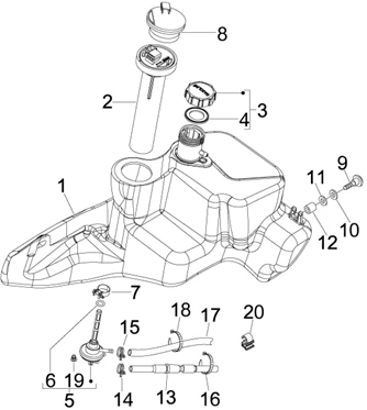 Réservoir carburant