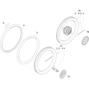 Roue arrière