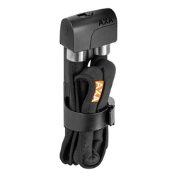 ANTIVOL VELO PLIABLE/PLIANT AXA FOLDABLE A CLE DIAM 6.5 mm L0.95M NOIR (AVEC FIXATIONS SUR CADRE) - SECURITE NIVEAU 7/15 - HOMOLOGUE FUB 1 ETOILE