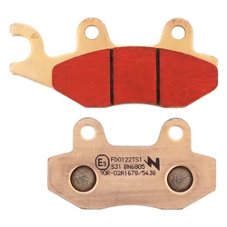 BRAKE PADS NEWFREN FOR KYMCO 125 PEOPLE S 2017> Front PEUGEOT 125 DJANGO 2014> Front 300 SATELLIS 2013> Front TRIUMPH 900 STREET TWIN 2016> Rear (FD0122TS) (TOURING SINTERED)