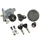 CONTACTEUR A CLE SCOOT ADAPTABLE MBK 50 NITRO 1997>2002/YAMAHA 50 AEROX 1997>2002 (5 FILS) (AVEC SERRURE DE SELLE + BOUCHON ESSENCE) -QUALITE ECO