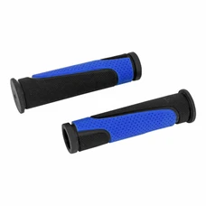 HAND GRIPS FOR MTB - NEWTON RUBBER BLACK/BLUE  Lg125mm (PAIR)
