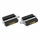 FLAT PEDAL FOR URBAN BIKE- MARWI UNION BLACK 685H - STEEL BODY/RESIN CAGE - THREAD 9/16" (PAIR)