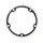 CHAINRING FOR ROAD BIKE- 5 Arms- 39T.Ø 135 -INNER- ALUMINIUM BLACK- 7075 TA VENTO -CAMPAGNOLO TYPE- 9/10Speed.