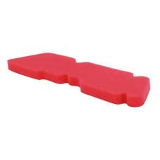 MOUSSE FILTRE A AIR SCOOT ADAPTABLE PIAGGIO 50 ZIP 2T 2000>, NRG 2005>, TYPHOON 2003>, LIBERTY, FLY, LX 2T/GILERA 50 STALKER 2005>, RUNNER 2002> (ROUGE)  -ARTEIN-