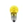 AMPOULE/LAMPE STANDARD 6V 6W CULOT E-10 GRAISSEUR JAUNE A VISSER (PHARE AVANT ADAPTABLE SOLEX) (VENDU A L UNITE) -SELECTION P2R
