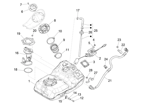 Réservoir carburant