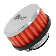 FILTRE A AIR REPLAY R BOX FD CHROME/ROUGE FIXATION DROITE DIAM 35/28