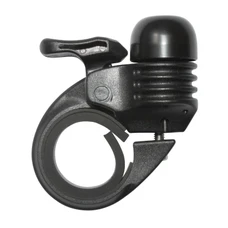 SONNETTE PING NEWTON MINI ALU NOIR FIXATION CINTRE 25,4/28,6mm (VENDU A L'UNITE)