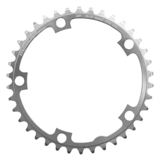 CHANRING FOR ROAD BIKE-5 arms- 38T. Ø130 "INNER" SILVER -ALUMINIUM- 7075 STRONGLIGHT 9/10 Speed (SHIMANO TYPE)