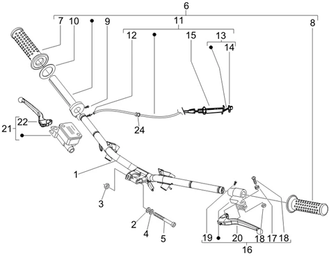 Guidon - Maitre cylindre