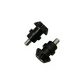 DIABOLO MOTO M10x125 ALU CNC TETE FRAISEE NOIR (PAIRE)  -AVOC-