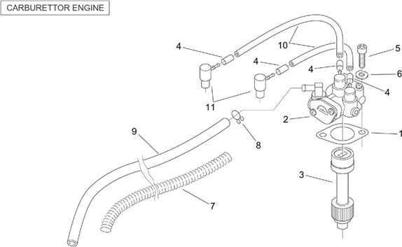 Pompe huile (Carburateur)