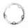 CHAINRING FOR ROAD BIKE- 5 Arms- 42T.Ø 130 MIDDLE- ALUMINIUM SILVER- 7075 TA ALIZE (SHIMANO TYPE) 8/9/10 Speed