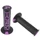 REVETEMENT POIGNEE KRM PRO RIDE SCOOT/50 A BOITE NOIR/VIOLET - CLOSED END (PAIRE)