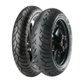 PACK/TRAIN DE PNEU MOTO AVANT + ARRIERE METZELER ROADTEC Z6 RADIAL 120/70-17  FRONT TL 58W + 160/60-17 REAR TL 69W  (VENDU PAR 2)