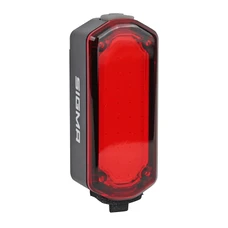 ECLAIRAGE VELO USB ARRIERE SUR TIGE DE SELLE/RAIL DE SELLE/CLIP SUR SAC SIGMA NYTE CLIP (ECLAIRAGE CONTINU ET CLIGNOTANT - AUTONOMIE 10H EN ECO) NOIR