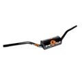 GUIDON 50 A BOITE KRM PRO RIDE OVERSIZE DIAM 28,6mm ALU NOIR/ORANGE AVEC MOUSSE