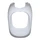 CARENAGE/TABLIER AV SCOOT ADAPTABLE SYM 50 MIO BLANC BRILLANT (INFERIEUR) -P2R