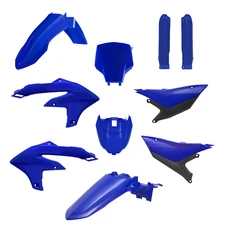 CARROSSERIE/CARENAGE MOTO MX YAMAHA 450 YZ F 2026 BLEU YAM (COULEUR OEM) (KIT PLASTIQUES 10 PIECES) -POLISPORT