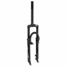 FORK- FOR MTB 26 " M-W SUSPENSION STEEL-COIL/ELASTOMER- BLACK - TRAVEL 50mm THREADED STEERER (240/130mm) Ø 1"1/8-25,4 INNER - FOR Disc brake or V brake.