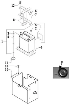 Relais - Batterie - Avertisseur sonore