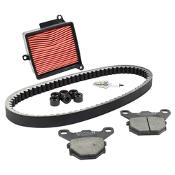 KIT ENTRETIEN MAXISCOOTER ADAPTABLE KYMCO 125 AGILITY16 POUCES 2008> PLAQUETTE ORGANIQUE (PACK 6 PIECES) -SELECTION P2R PREMIUM