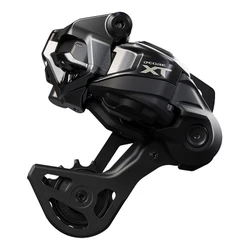DERAILLEUR VTT / VAE ARRIERE SHIMANO 12V. XT 8250 Di2 CHAPE MOYENNE NOIR DOUBLE HORS BATTERIE - BATTERIE REF 220417 & CHARGEUR REF 220418