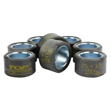 GALET/ROULEAU MAXISCOOTER TOP PERF 25x15 20,0g (x8) POUR YAMAHA 500, 530 TMAX, 400 MAJESTY