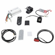 KIT CONTROLEUR POUR TROTTINETTE COMPATIBLE XIAOMI MI4 (INCLUS GACHETTE ACCELERATEUR, CONTROLEUR,CIRCUIT IMPRIME COMPTEUR, ECLAIRAGE AVANT/ARRIERE, CABLE) -P2R