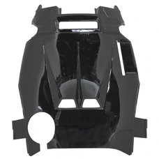 CARENAGE/PASSAGE DE ROUE SCOOT ADAPTABLE MBK 50 NITRO 1997>2012/YAMAHA 50 AEROX 1997>2012 NOIR BRILLANT (RACING DESIGN)  -P2R-