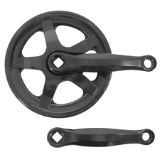 PEDALIER CITY P2R MANIVELLES ALU 170mm PLATEAU ACIER 44D. 8/7/6/5V